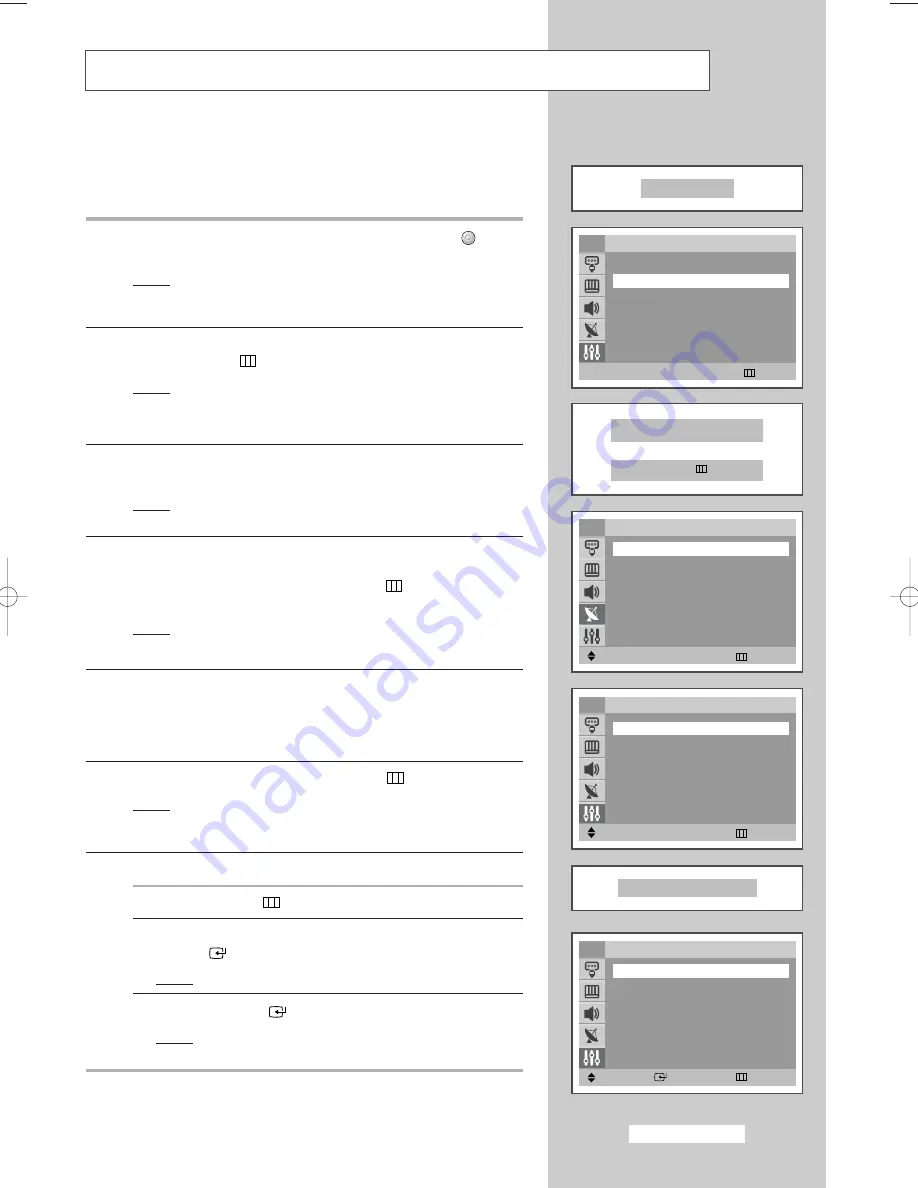 Samsung CS-29555SP/HAC Скачать руководство пользователя страница 13