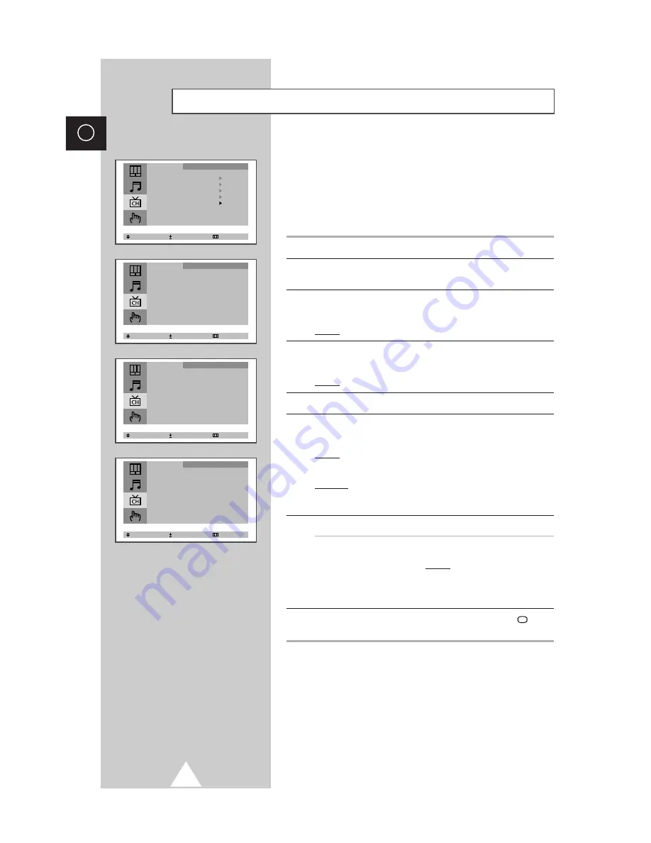 Samsung CS-29K5MH Owner'S Instructions Manual Download Page 18