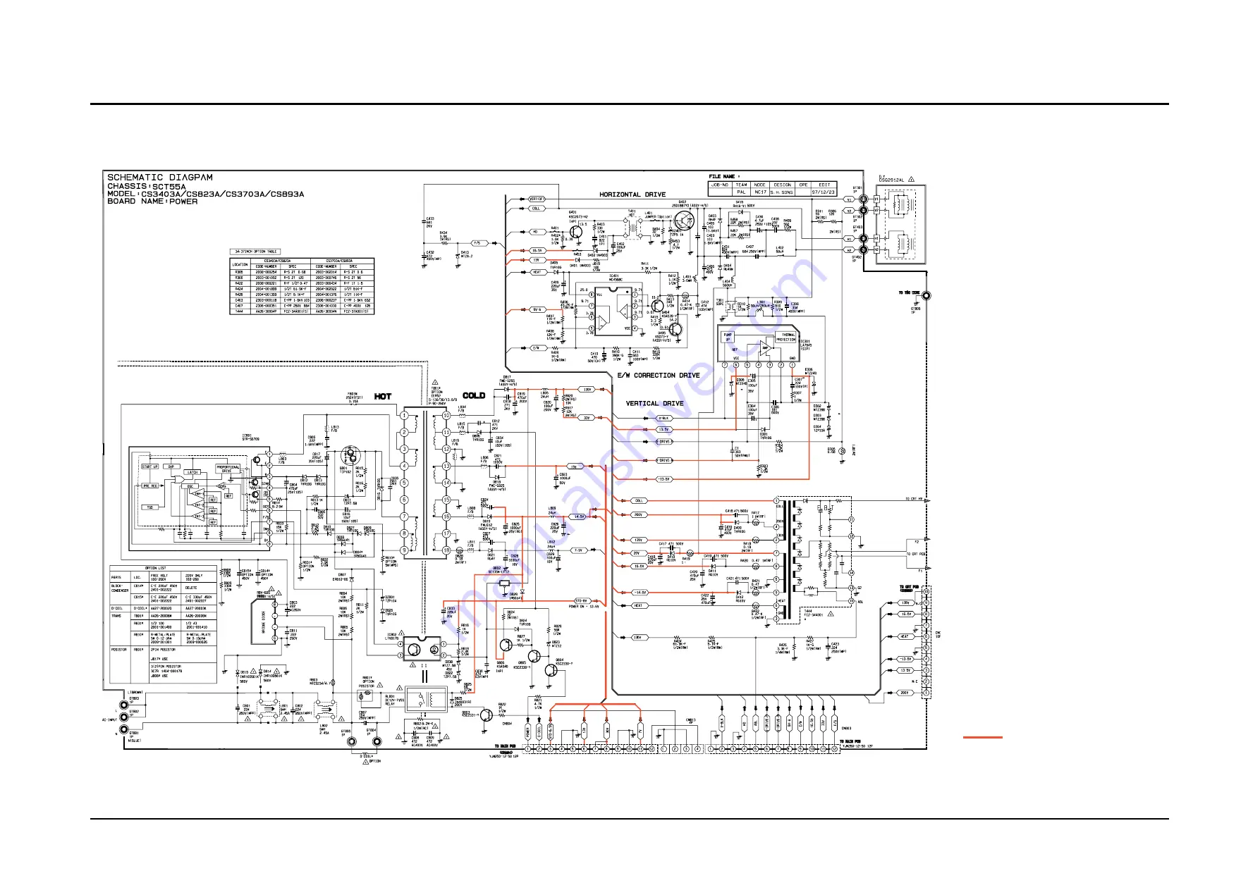 Samsung CS3403AMNS/XSH Service Manual Download Page 75