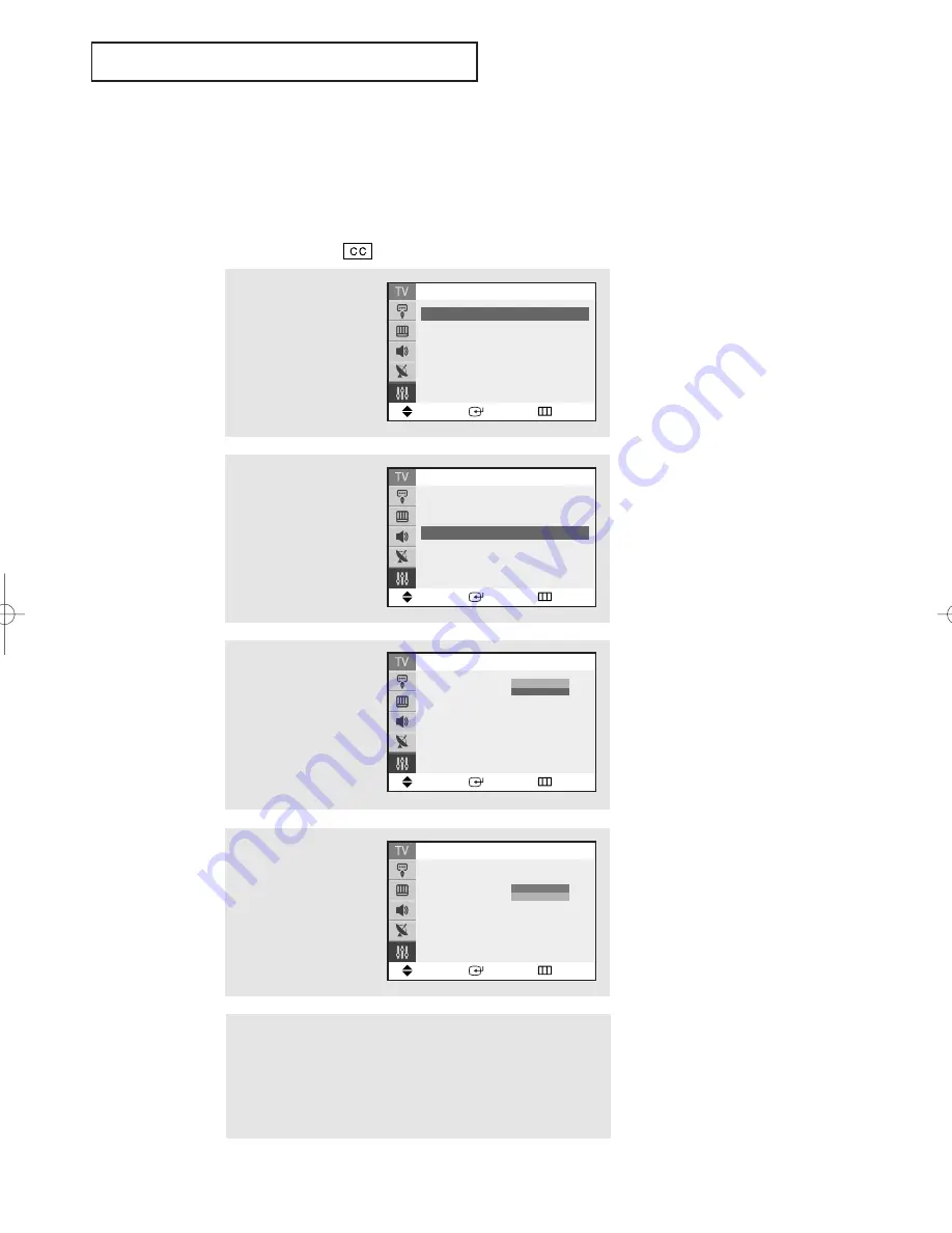 Samsung CT-29M21FQ Owner'S Instructions Manual Download Page 49