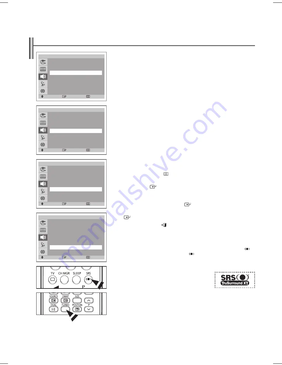 Samsung CW-29Z308T (Spanish) Manual Del Usuario Download Page 22