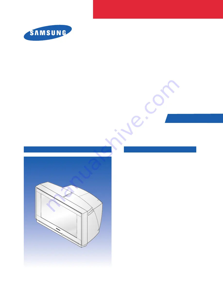 Samsung CW29M066V7XXEC Service Manual Download Page 1