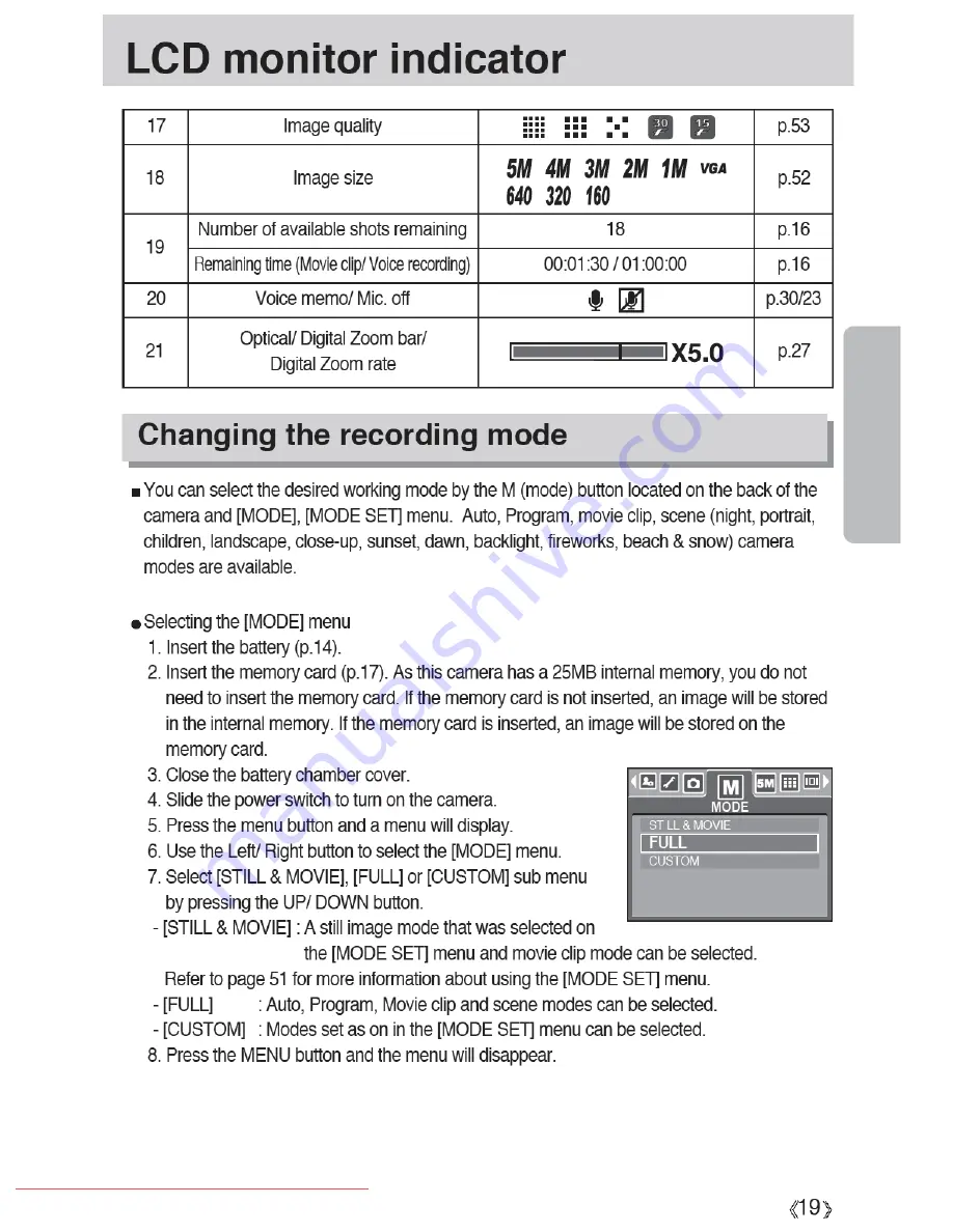 Samsung D1030 Скачать руководство пользователя страница 19