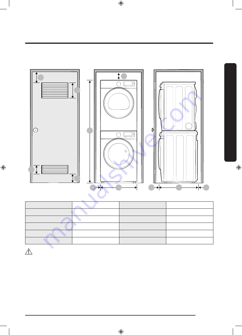 Samsung DV11K6800 Series User Manual Download Page 15