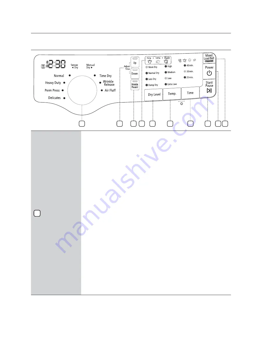 Samsung DV210A Series User Manual Download Page 56