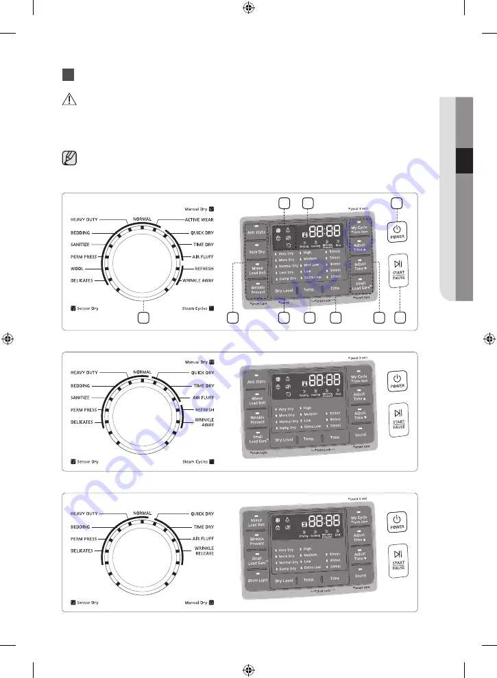 Samsung DV42H5000 User Manual Download Page 69