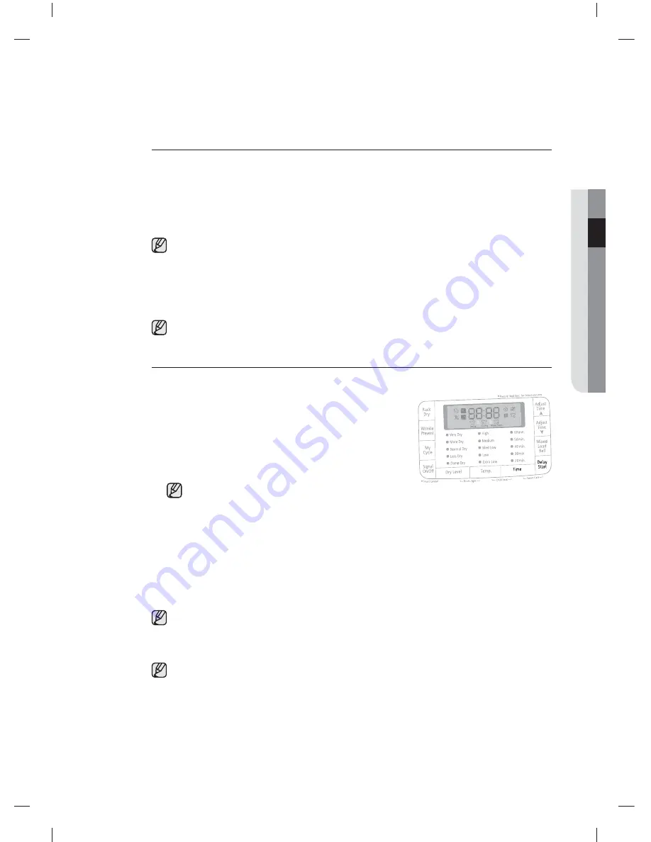 Samsung DV435 SERIES User Manual Download Page 31