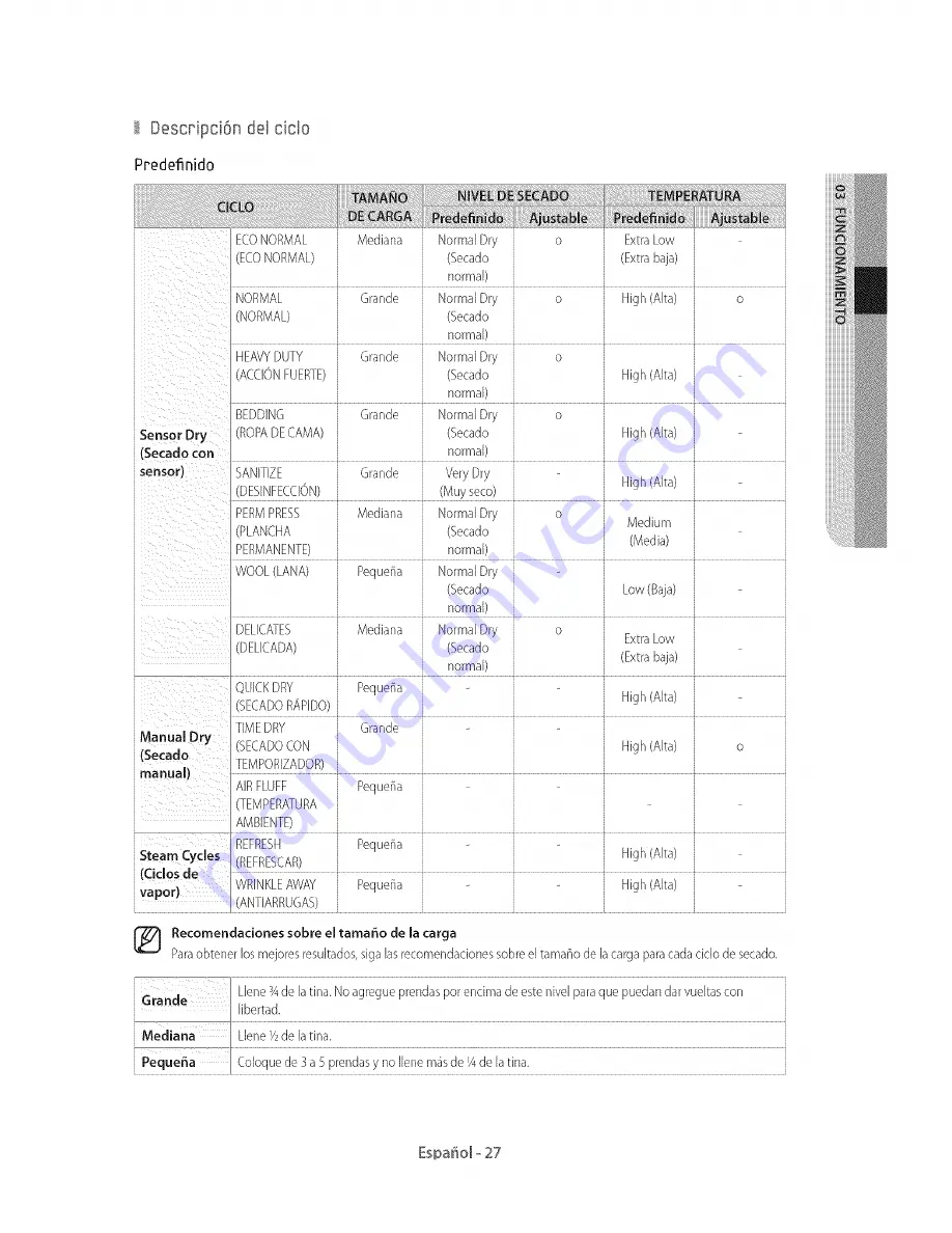 Samsung DV45H6300EG User Manuals Download Page 115