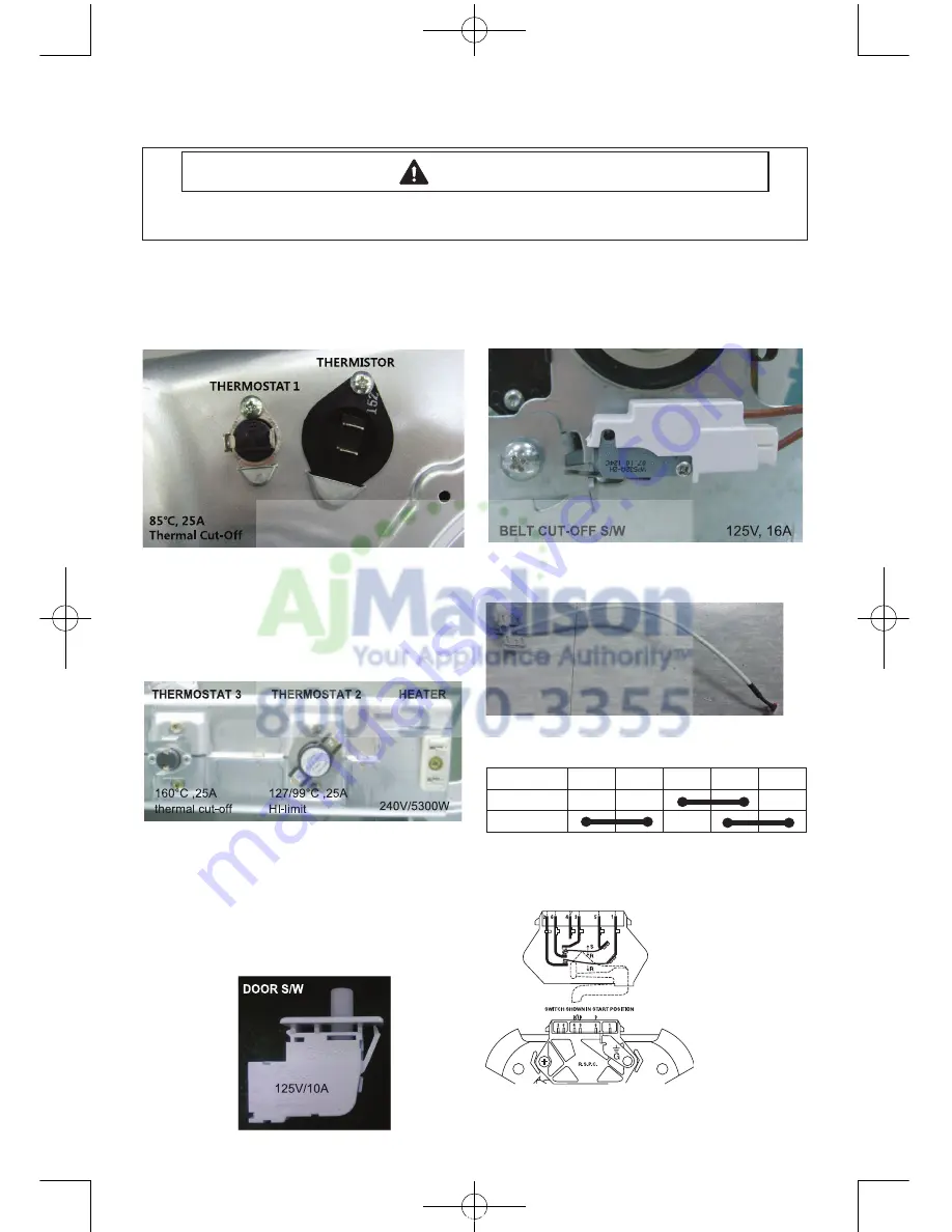 Samsung DV50F9A7EV Technical Information Download Page 8