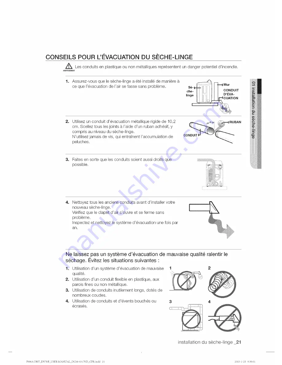 Samsung DV50F9A8EVW/A2 User Manual Download Page 65