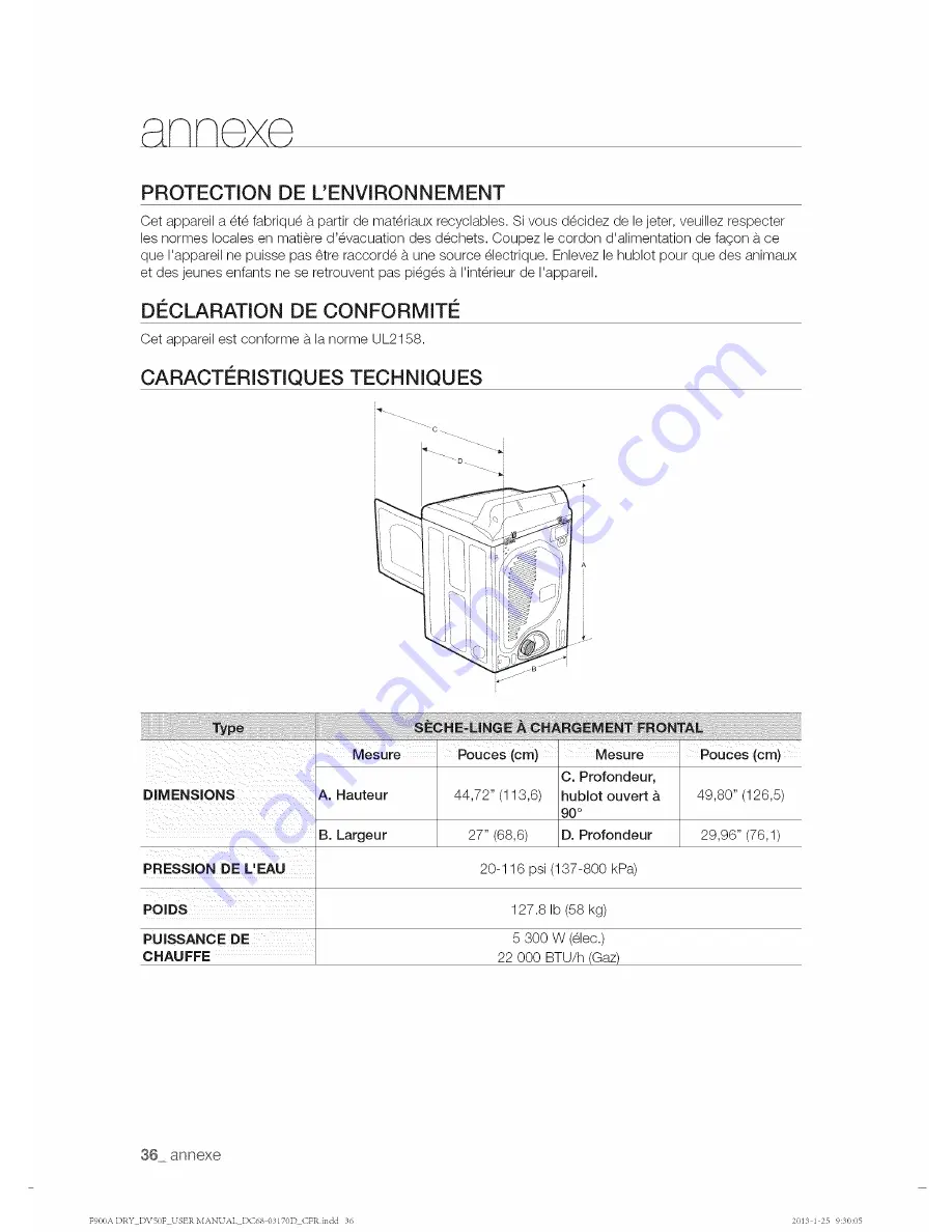 Samsung DV50F9A8EVW/A2 User Manual Download Page 80