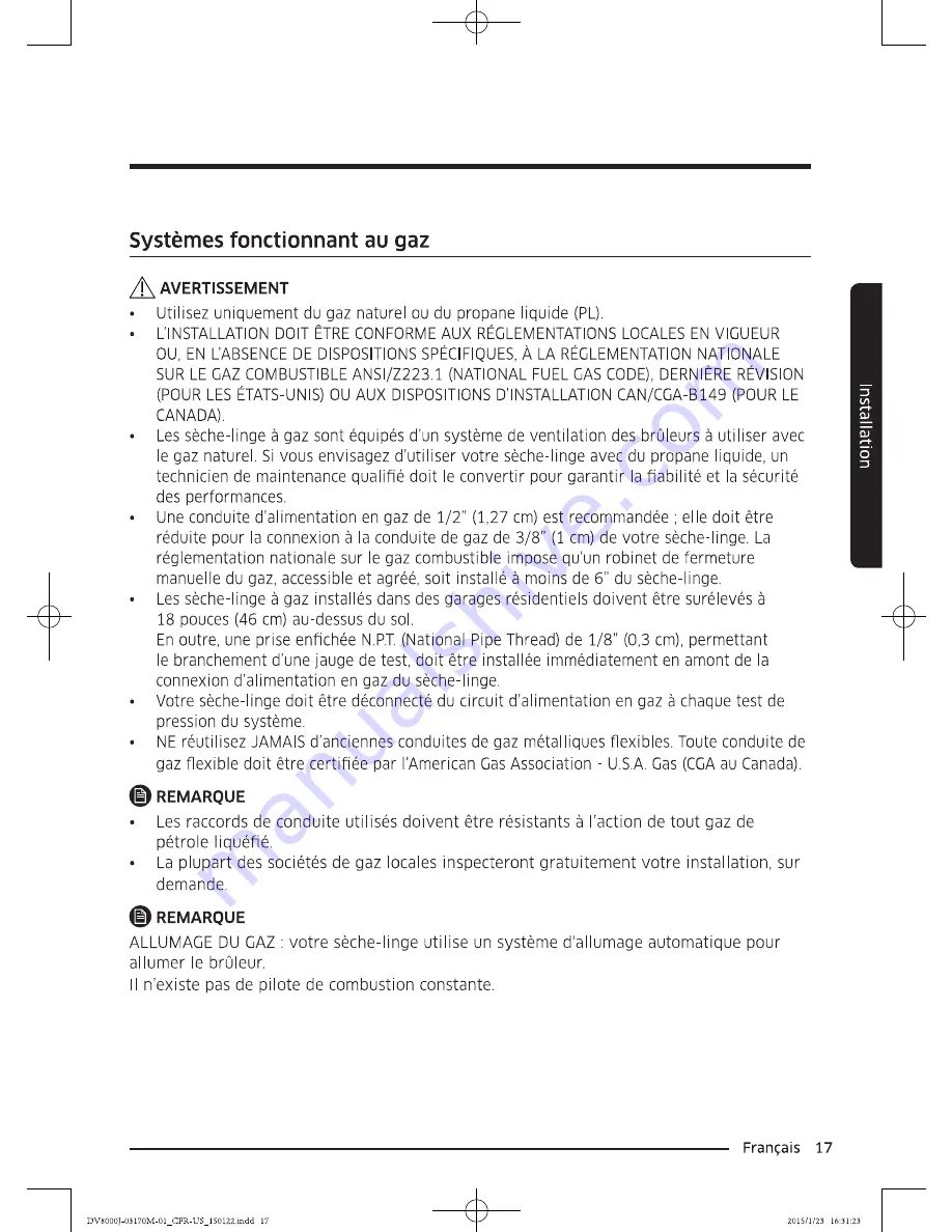 Samsung DV52J8060E User Manual Download Page 81