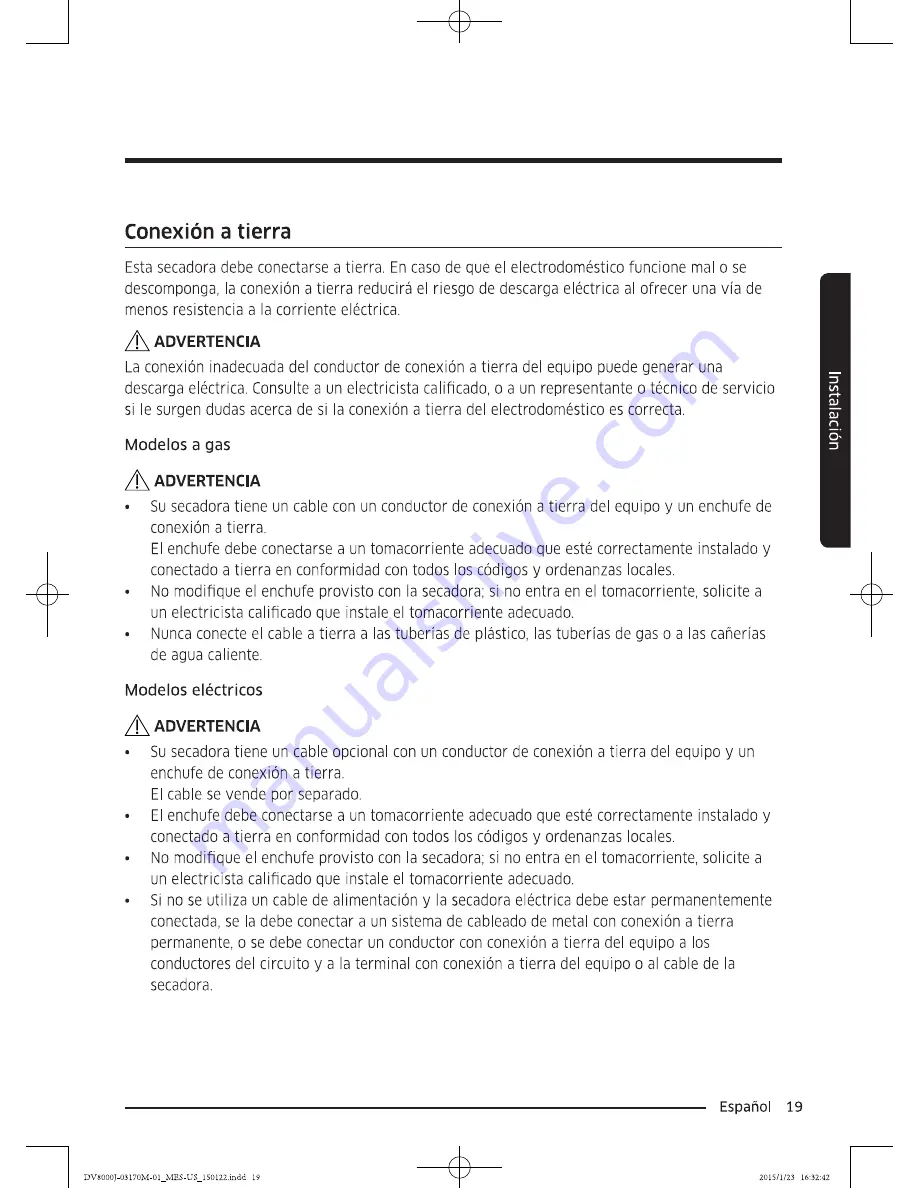 Samsung DV52J8060E User Manual Download Page 147