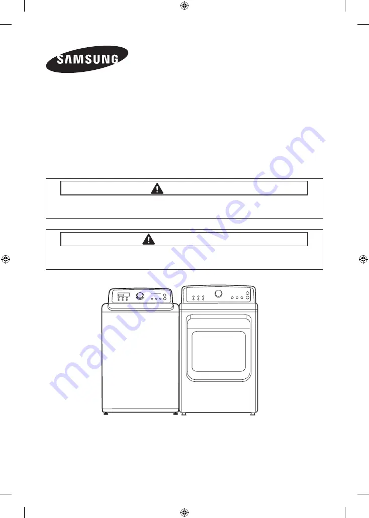 Samsung DV5471AEP/XAC Скачать руководство пользователя страница 1