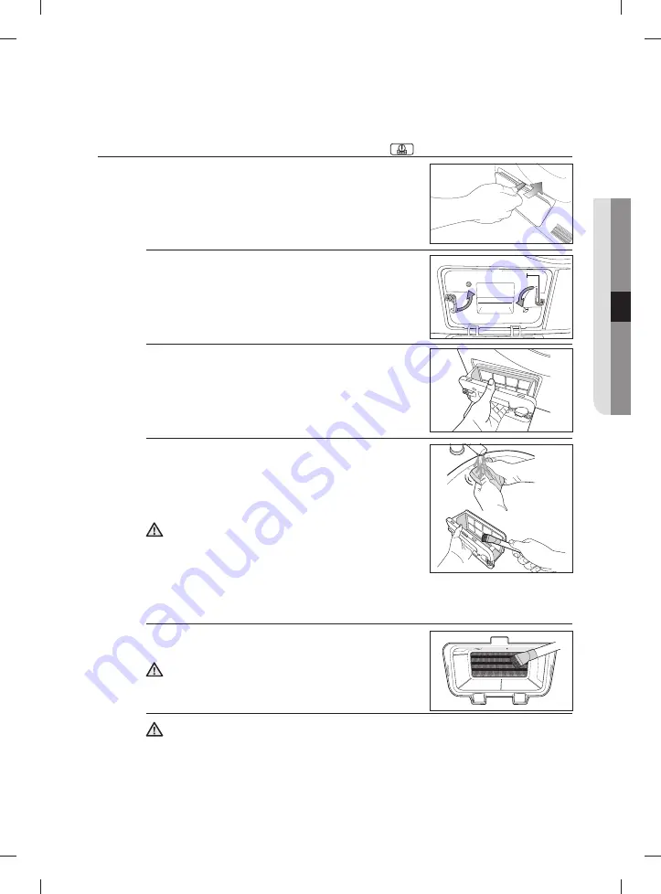 Samsung DV80F5E5HGW User Manual Download Page 27