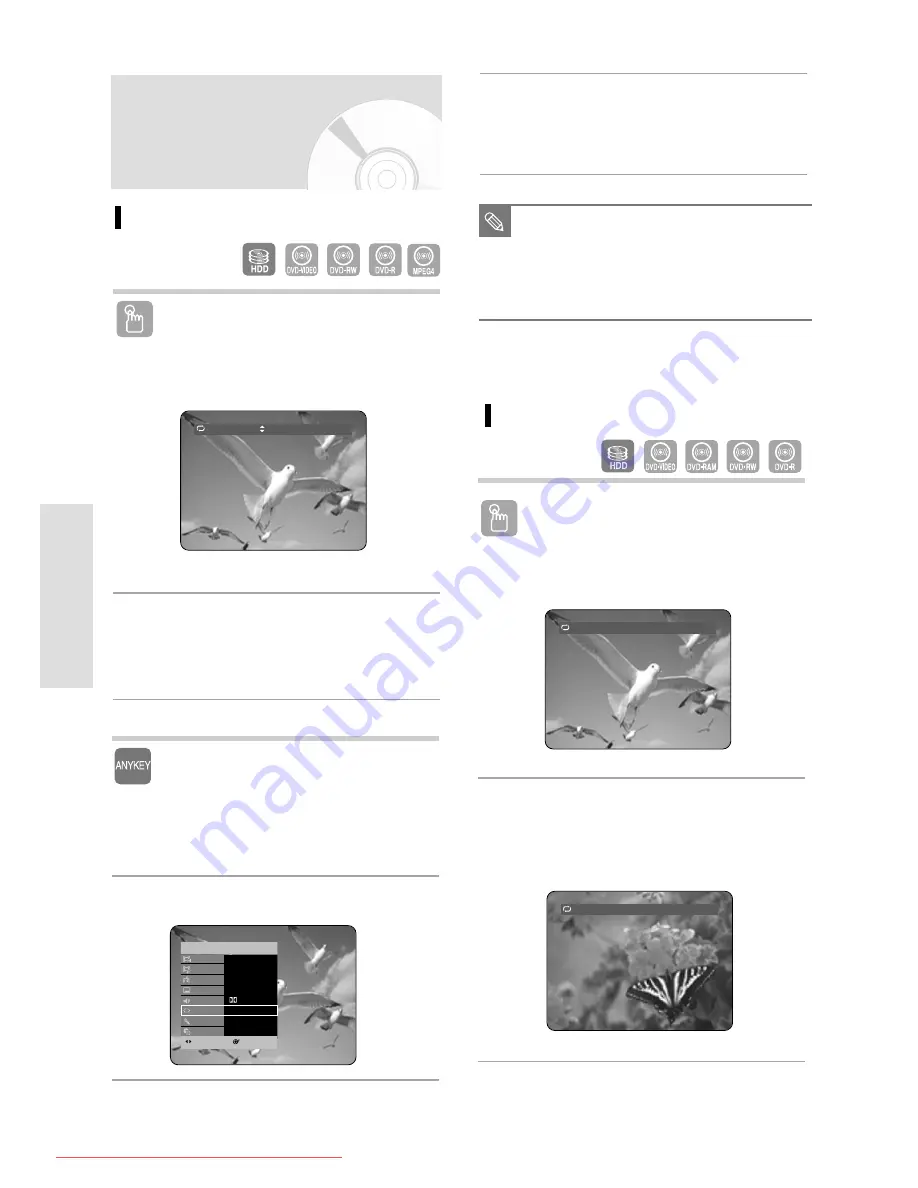 Samsung DVD-HR730 Instruction Manual Download Page 60