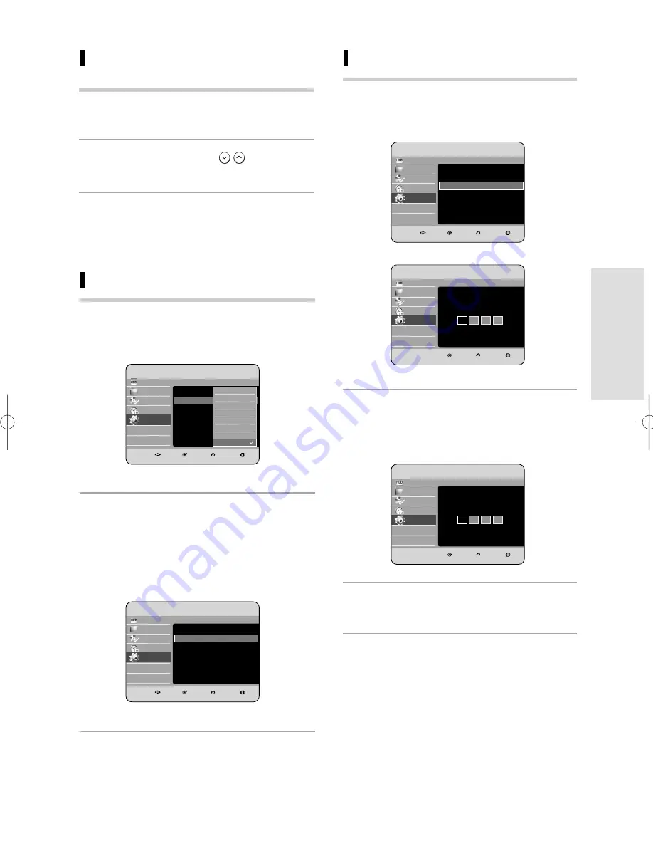 Samsung DVD-HR733 Instruction Manual Download Page 45