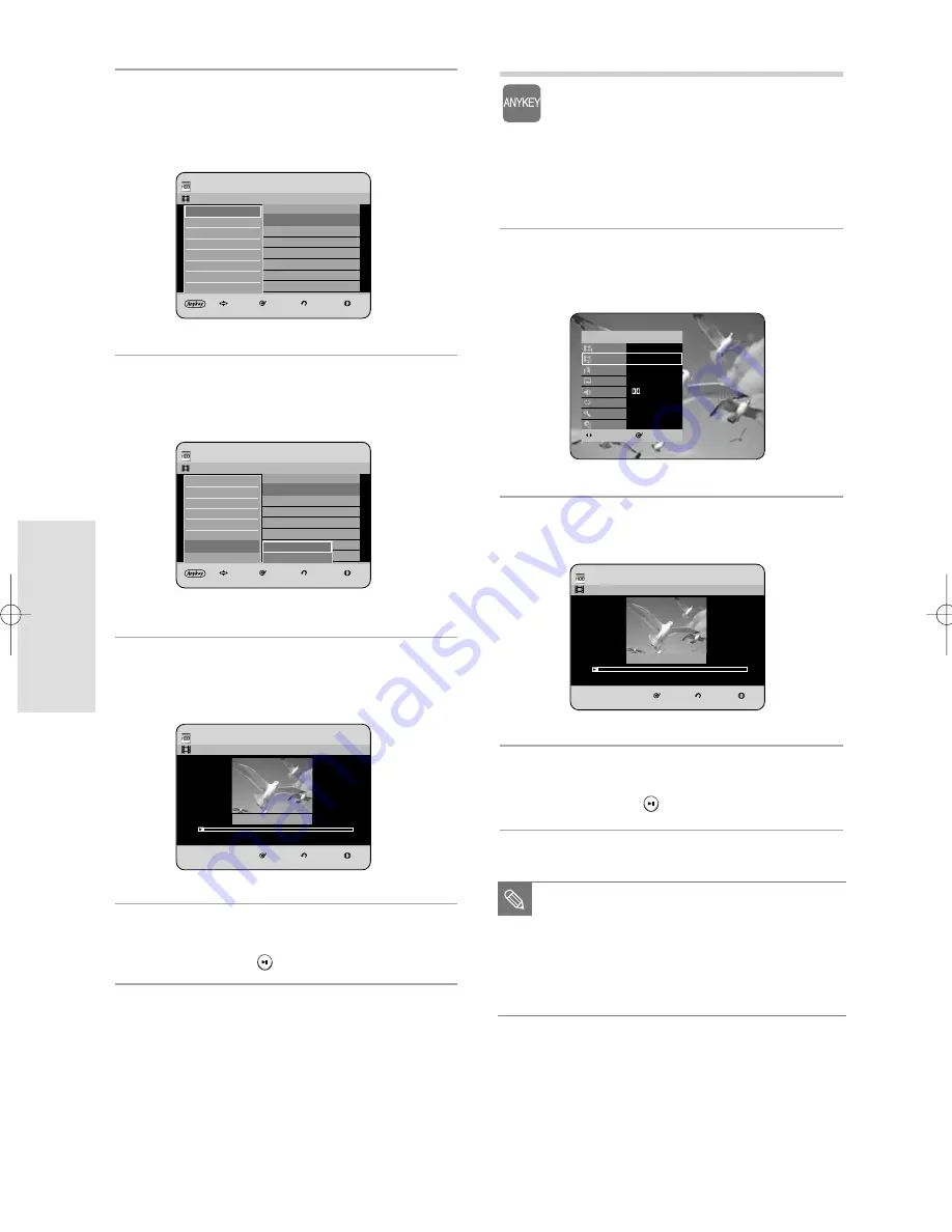 Samsung DVD-HR733 Instruction Manual Download Page 54