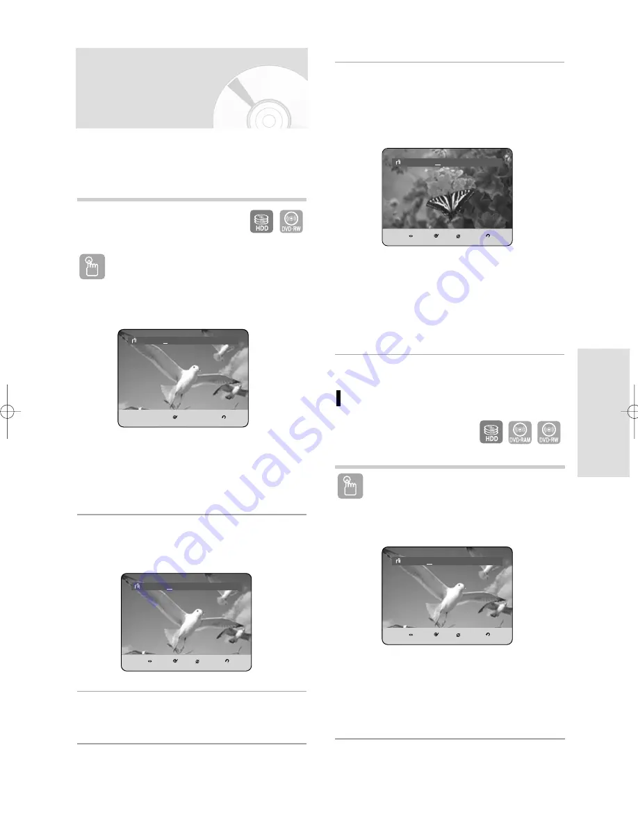 Samsung DVD-HR733 Instruction Manual Download Page 55