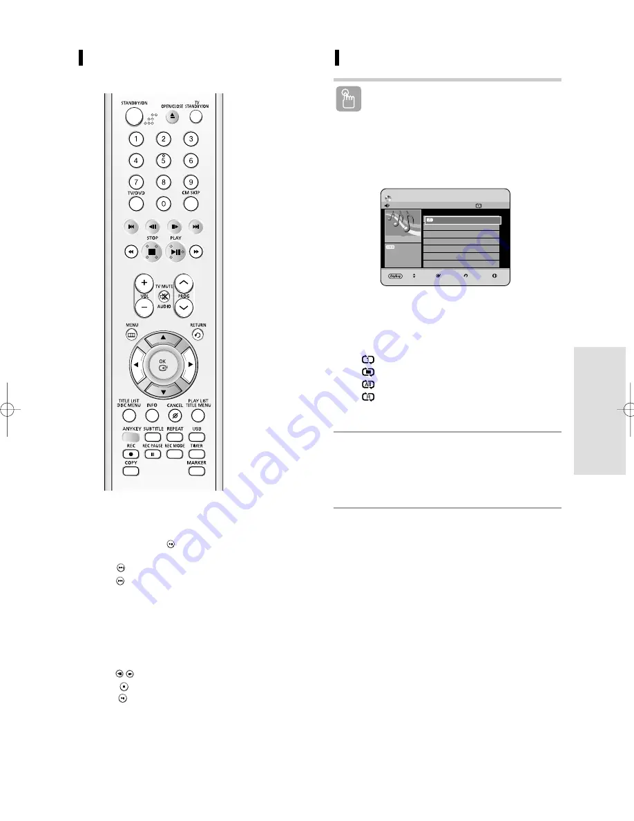 Samsung DVD-HR733 Instruction Manual Download Page 65