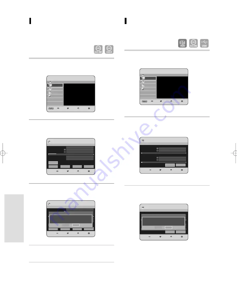 Samsung DVD-HR733 Instruction Manual Download Page 116