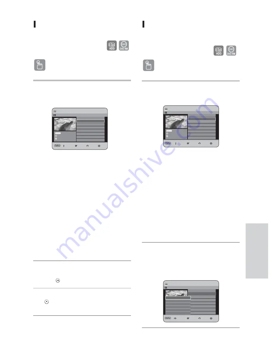 Samsung DVD-HR733 Instruction Manual Download Page 226