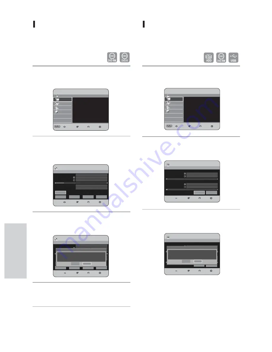 Samsung DVD-HR733 Instruction Manual Download Page 243