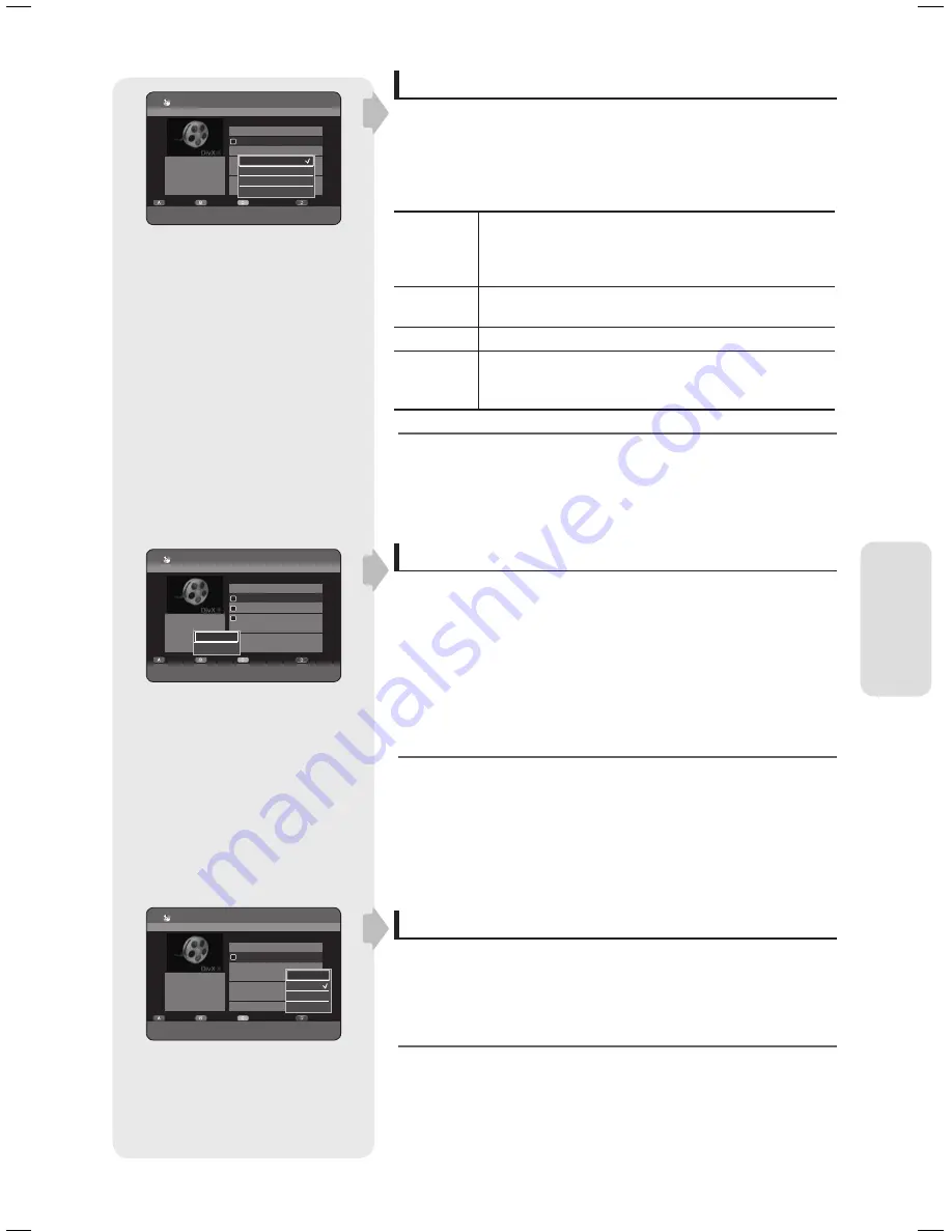 Samsung DVD-HR753 Instruction Manual Download Page 165