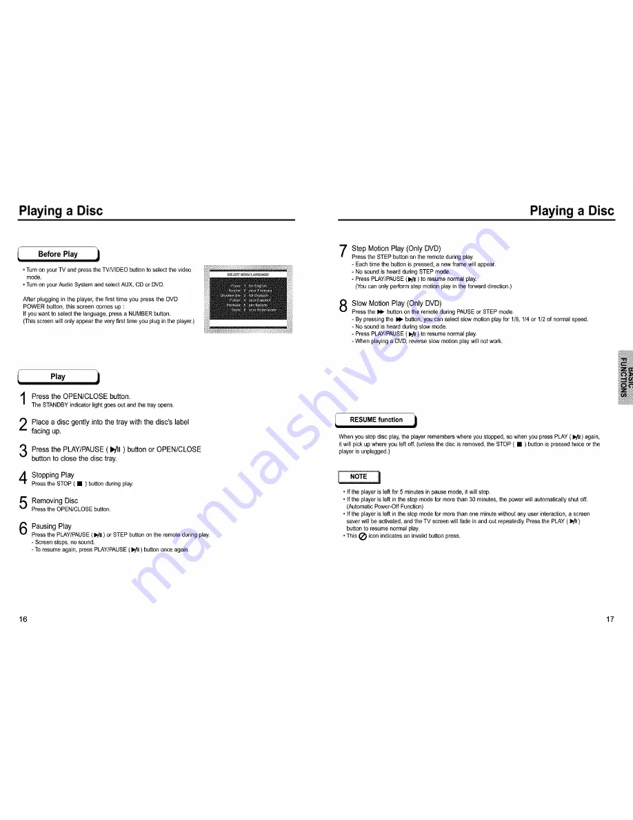 Samsung DVD-P230 User Manual Download Page 9