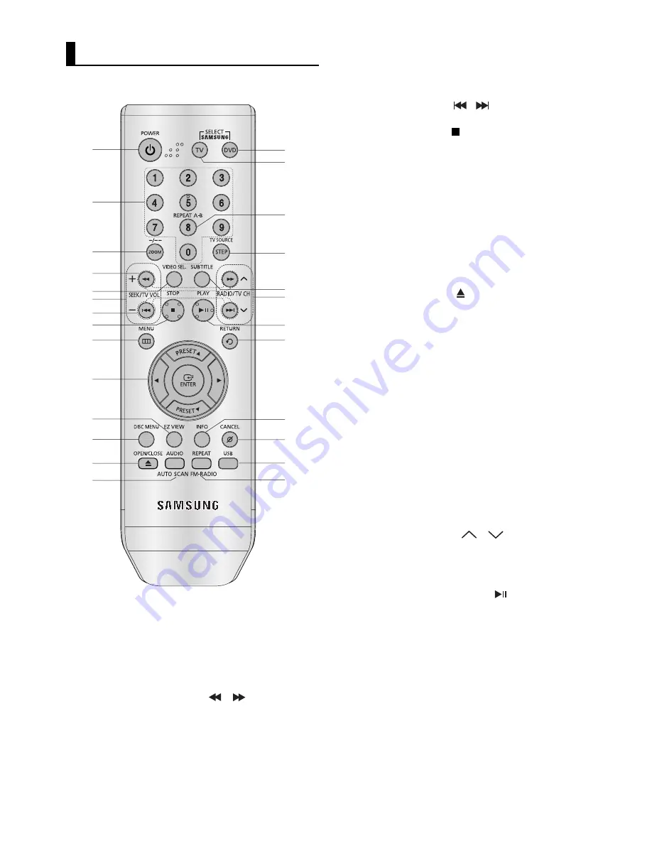 Samsung DVD-P480R User Manual Download Page 8