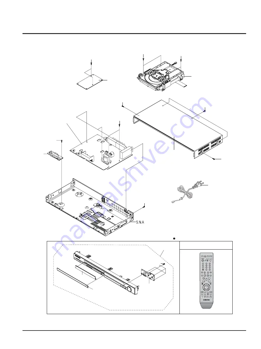 Samsung DVD-R129 Service Manual Download Page 50