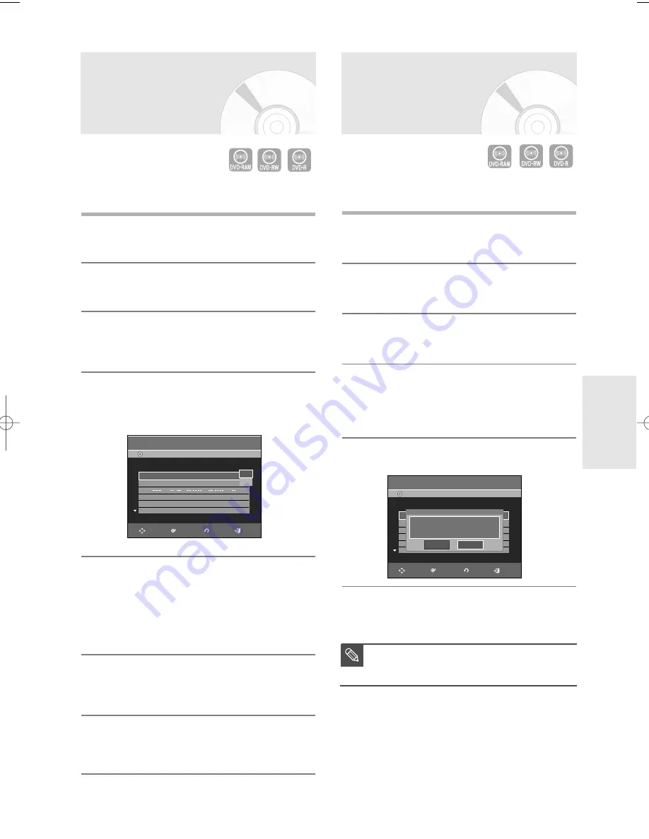 Samsung DVD-R150 Instruction Manual Download Page 41