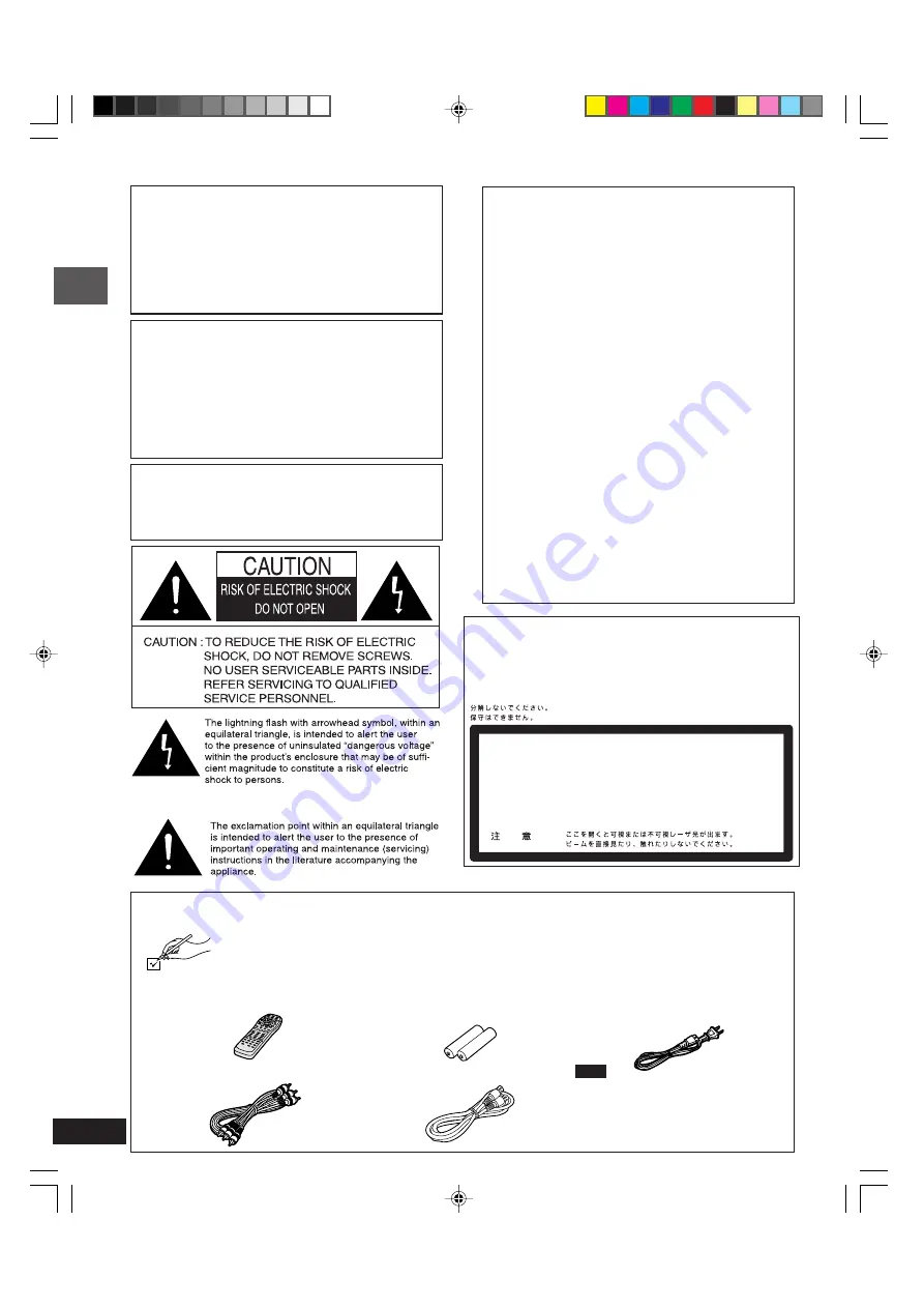 Samsung DVD-R3000 Operating Instructions Manual Download Page 2