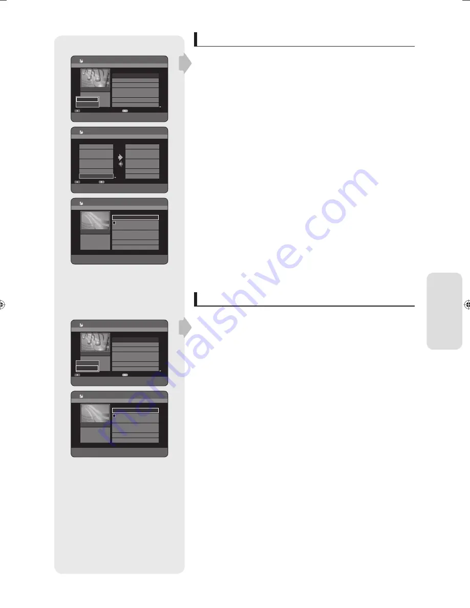 Samsung DVD-SH853 Instruction Manual Download Page 57