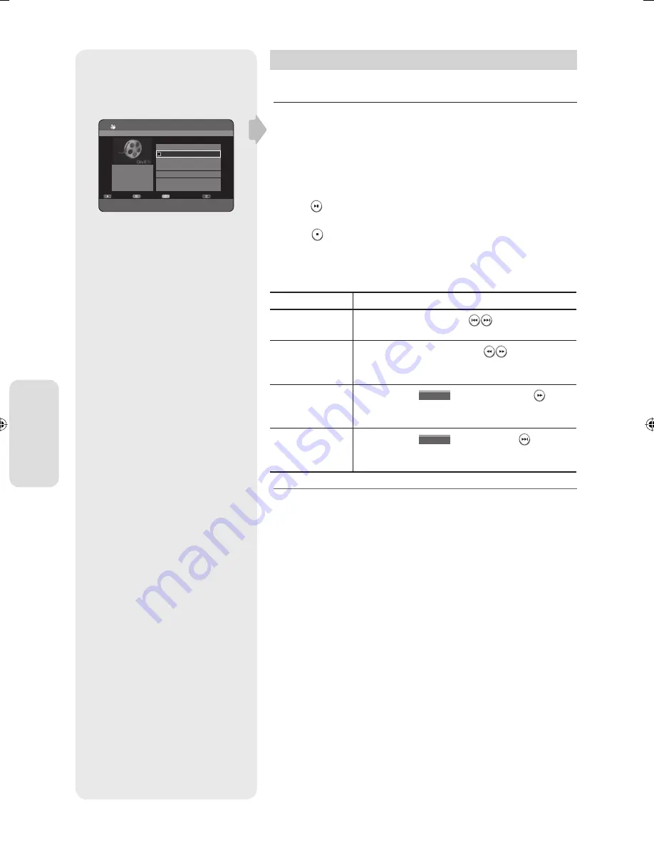 Samsung DVD-SH853 Instruction Manual Download Page 62