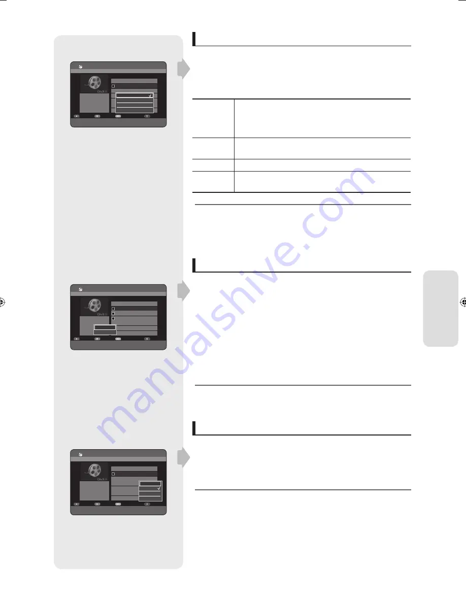 Samsung DVD-SH853 Instruction Manual Download Page 63