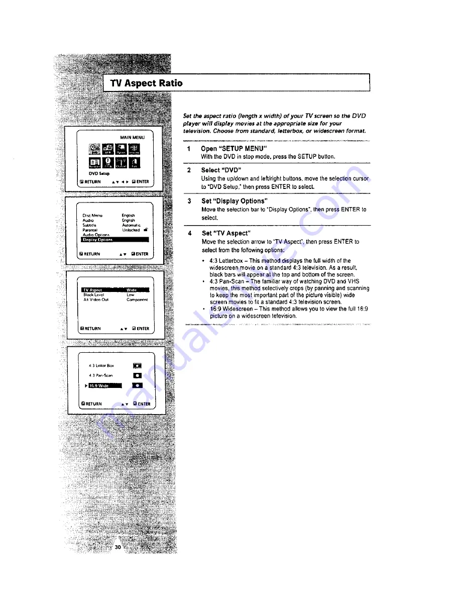 Samsung DVD-V2000 Instruction Manual Download Page 30