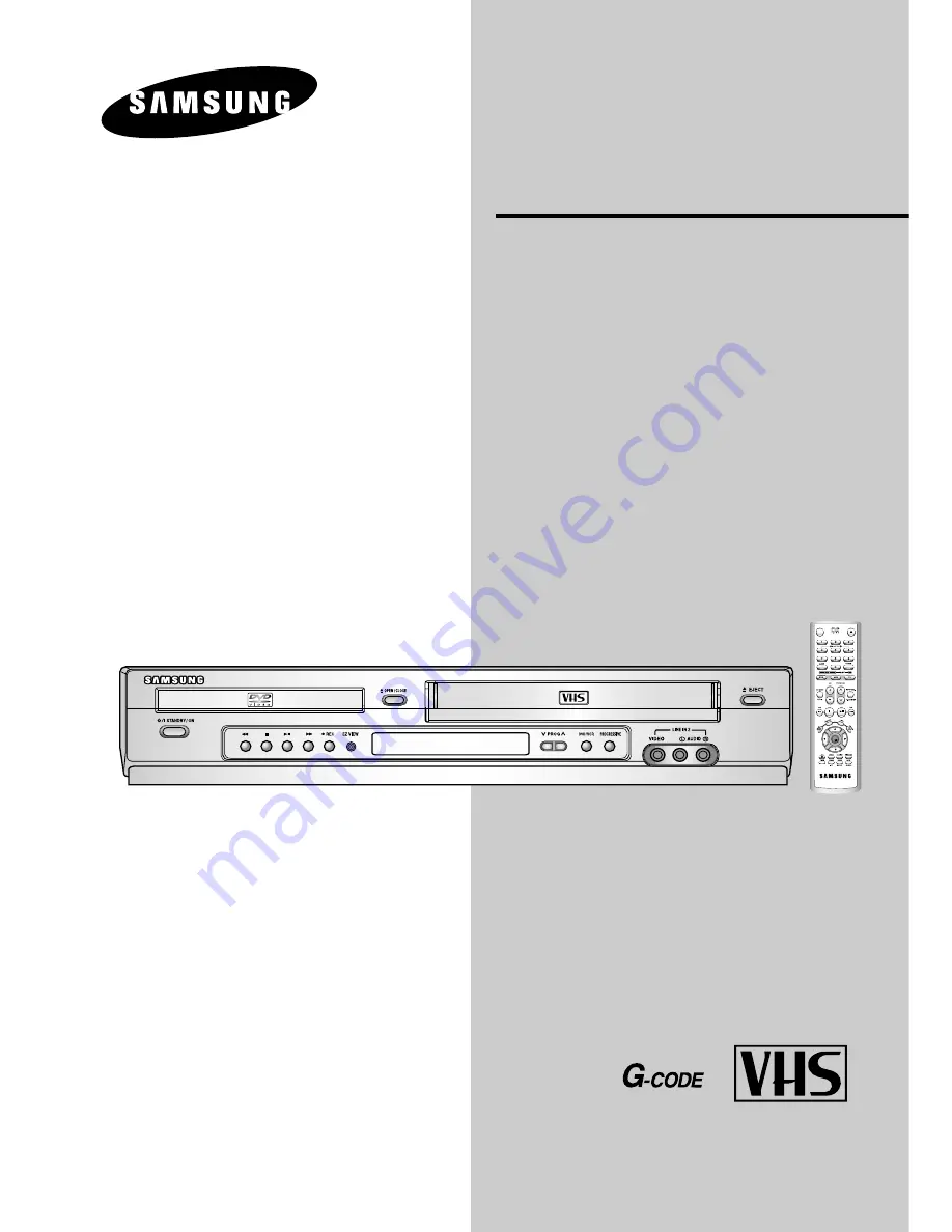 Samsung DVD-V340 Скачать руководство пользователя страница 1