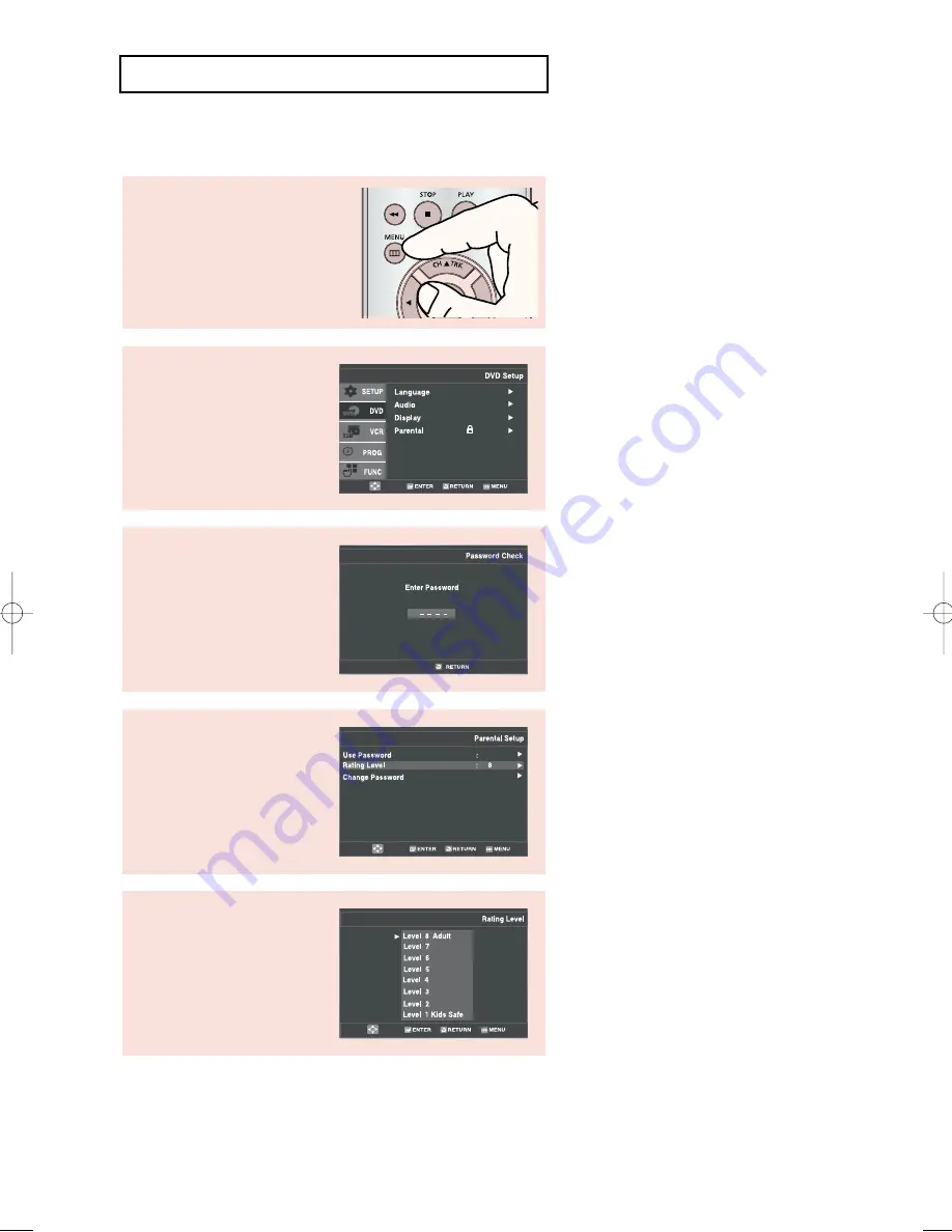 Samsung DVD-V5650 Instruction Manual Download Page 152