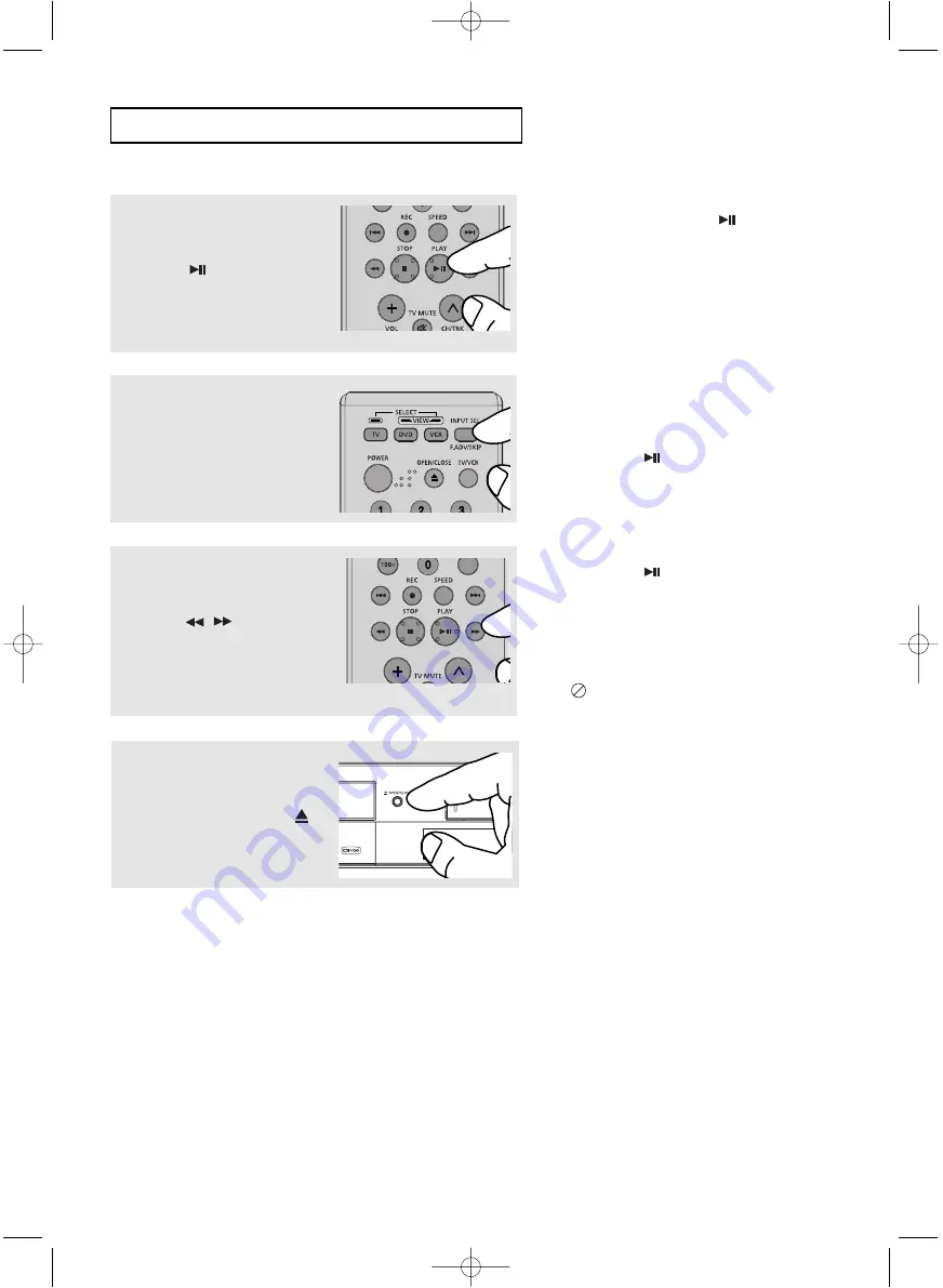 Samsung DVD V9700 - DVD/VCR Скачать руководство пользователя страница 121