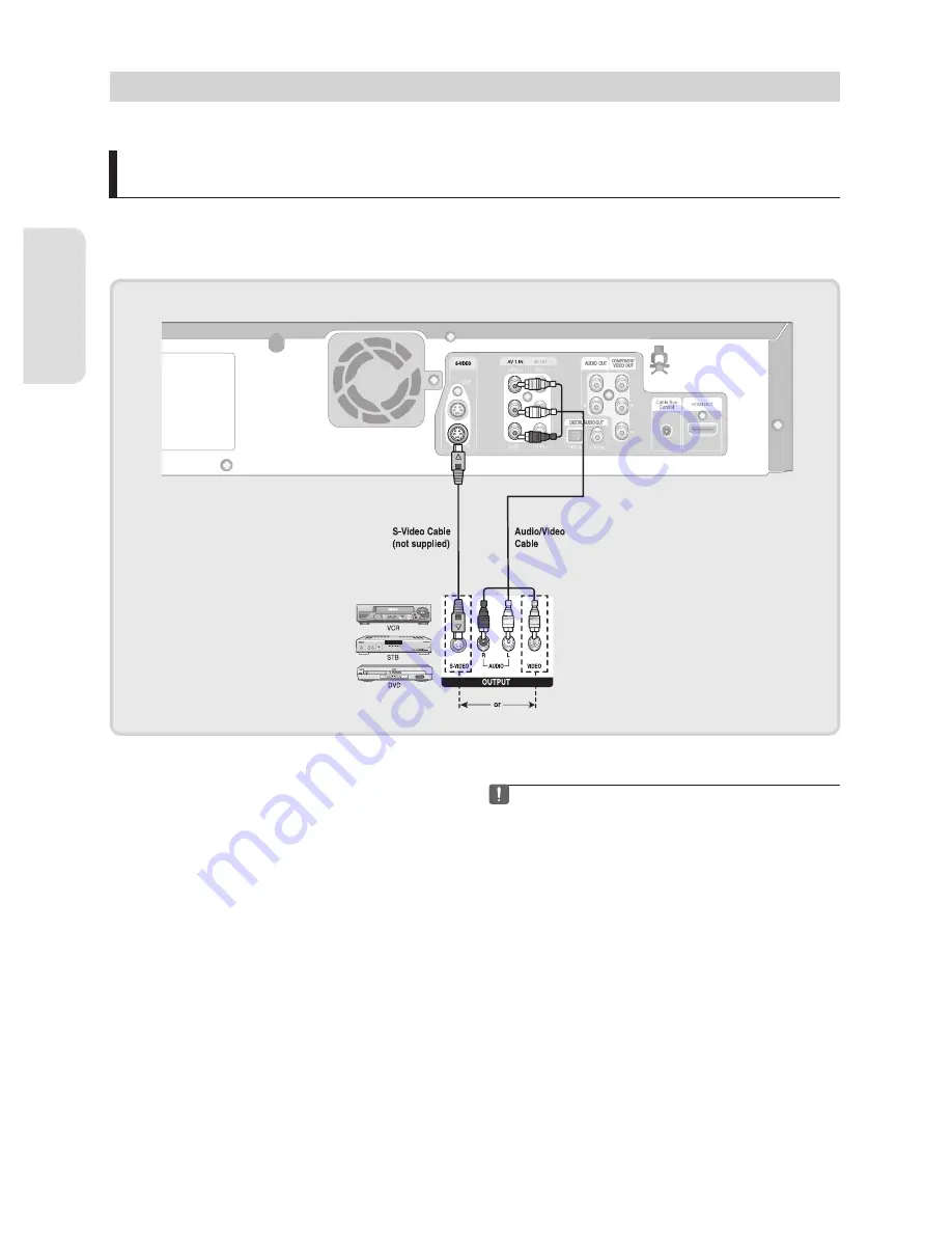 Samsung DVDVR357 - DVDr/ VCR Combo Instruction Manual Download Page 24