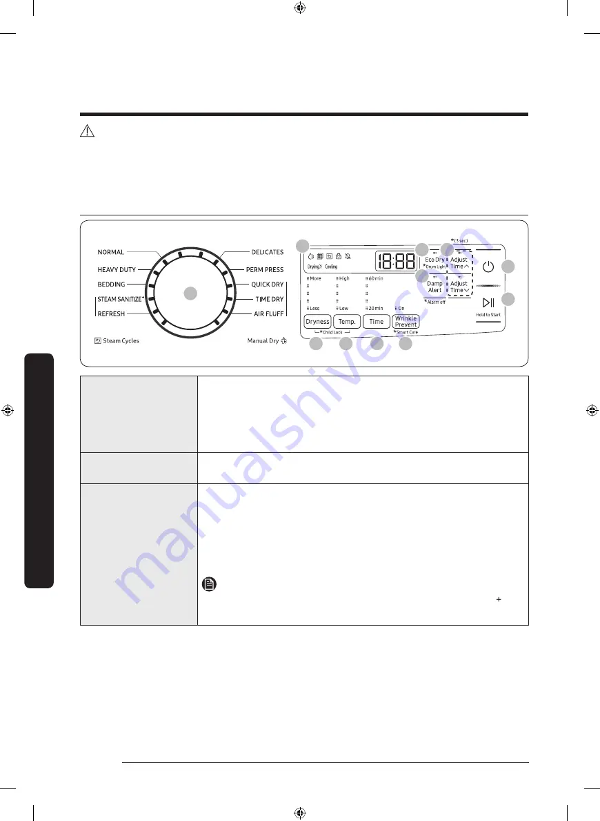 Samsung DVE45T6100 Series User Manual Download Page 38