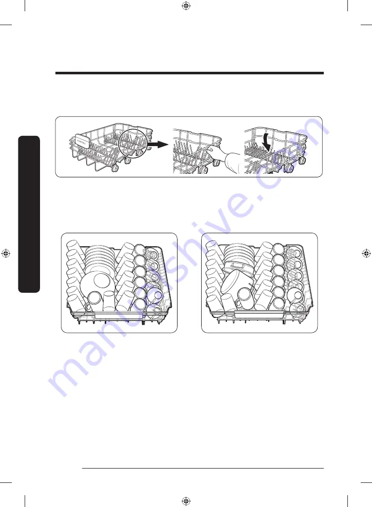 Samsung DW60A608 Series Manual Download Page 40