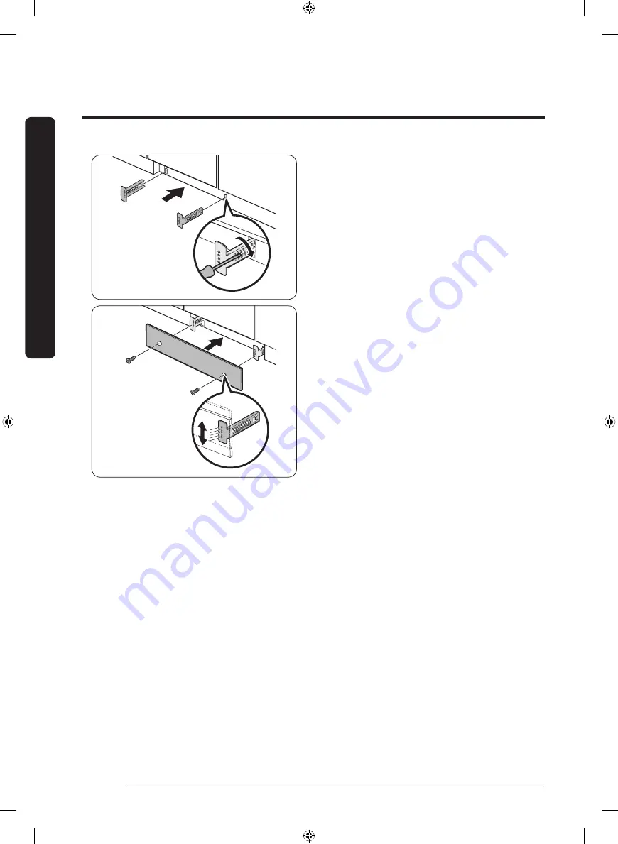 Samsung DW60M9530 Series Installation Manual Download Page 30