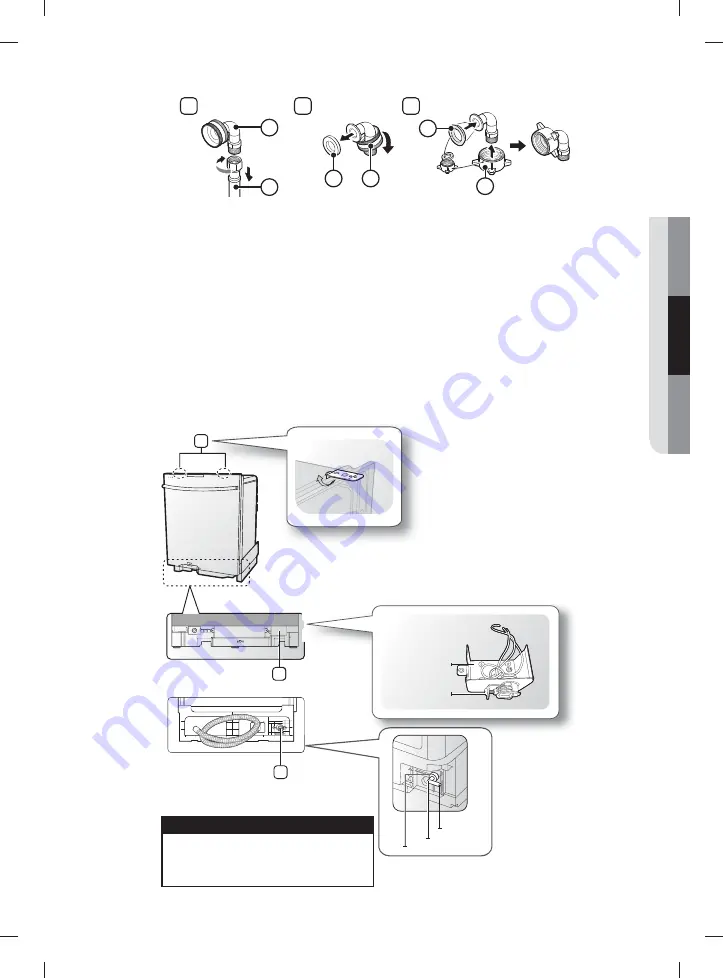 Samsung DW80K5050 Series Installation Manual Download Page 61