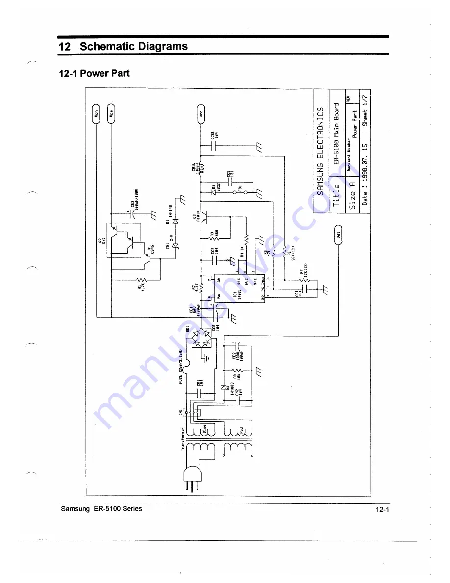 Samsung ER-5100 Service Manual Download Page 64