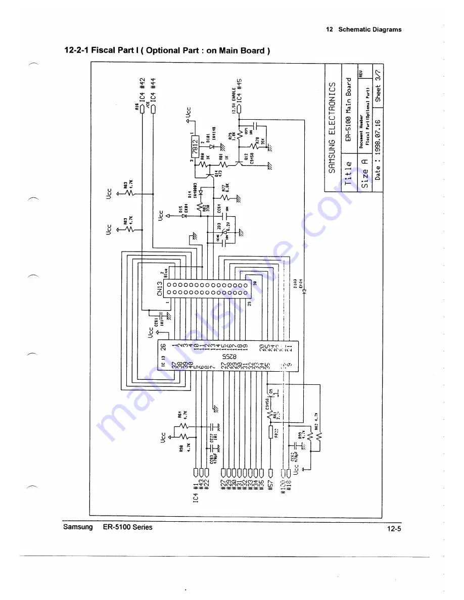 Samsung ER-5100 Service Manual Download Page 66