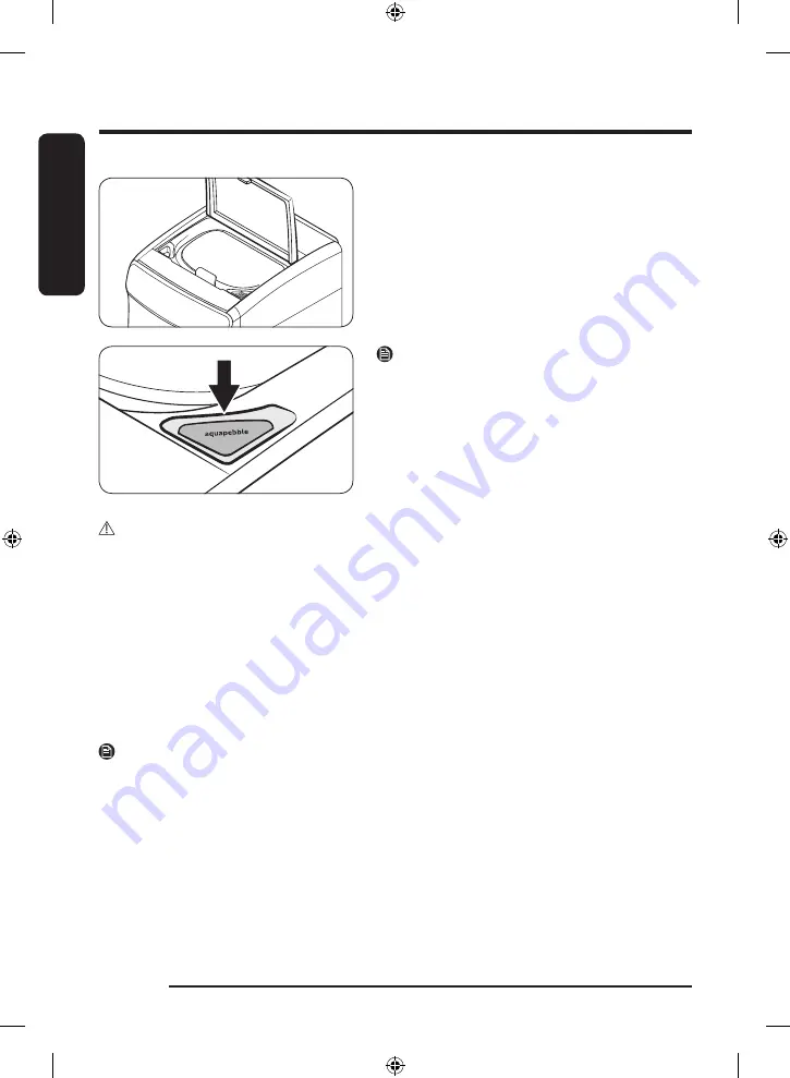 Samsung FlexWash WV60A9900A Series User Manual Download Page 38