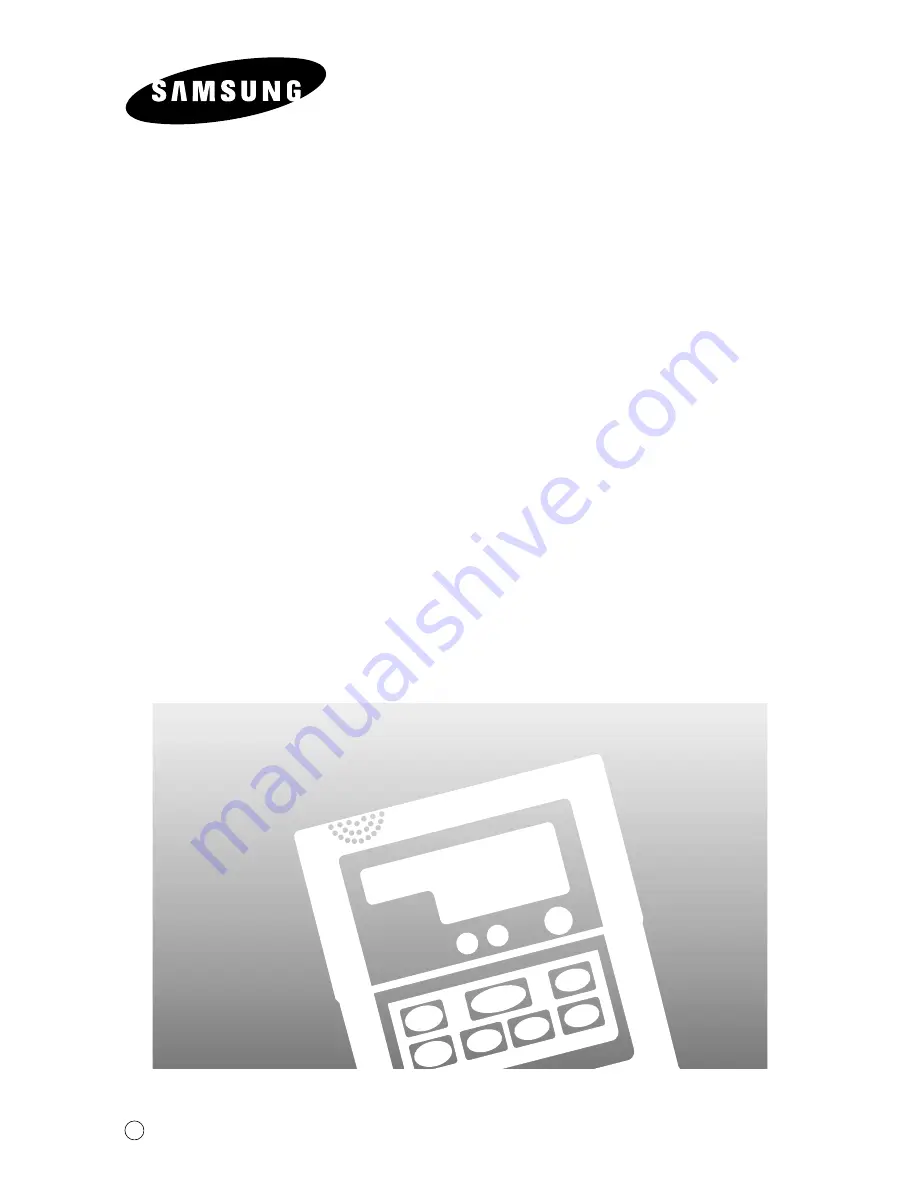 Samsung Function controller Owner'S Instructions Manual Download Page 1