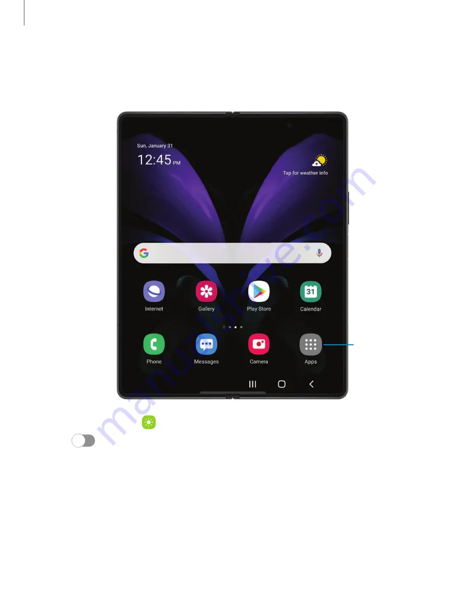 Samsung Galaxy Z Fold2 5G User Manual Download Page 29